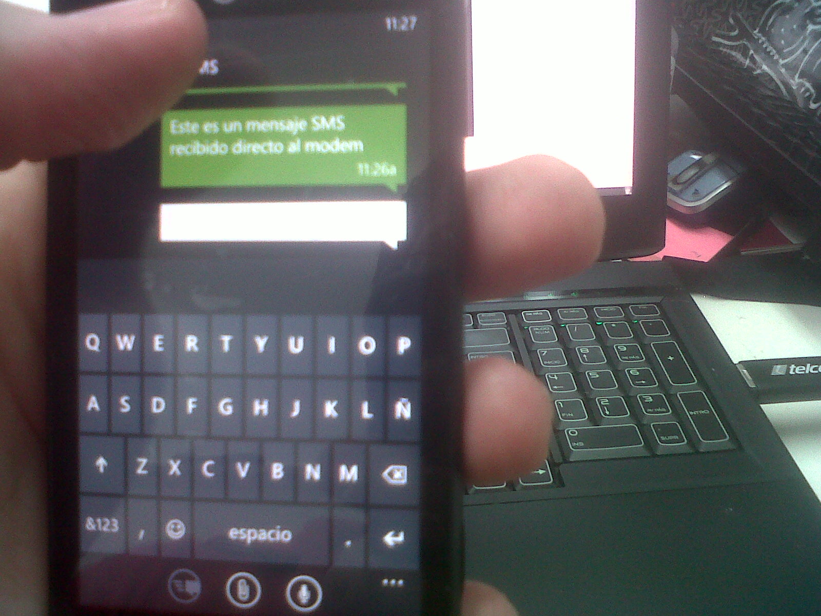 Enviar SMS telcel con Minicom